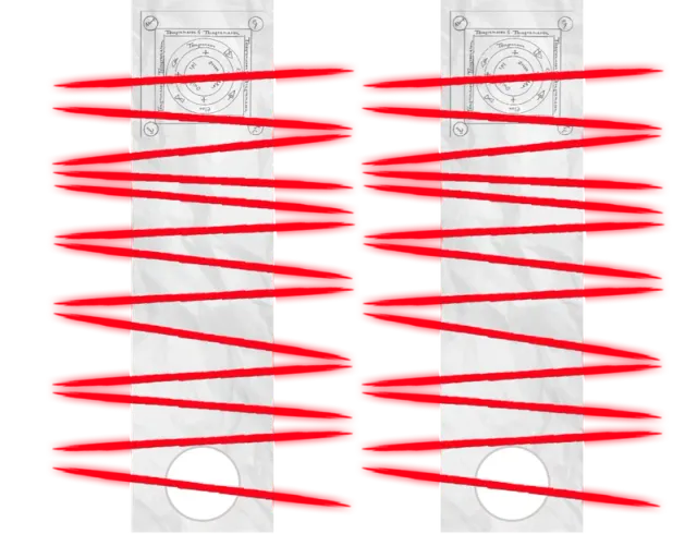 A talisman tile, filled in and ready to drop onto a scene